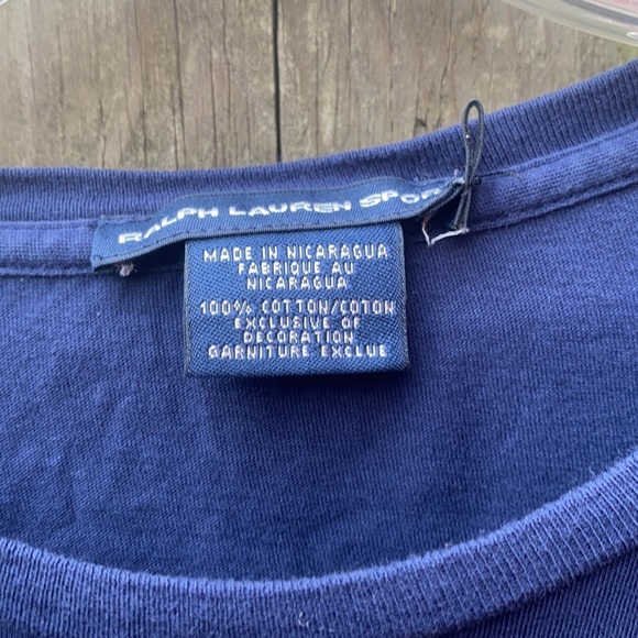 Ralph Lauren Blue tee sz. XL - Picture 2 of 2